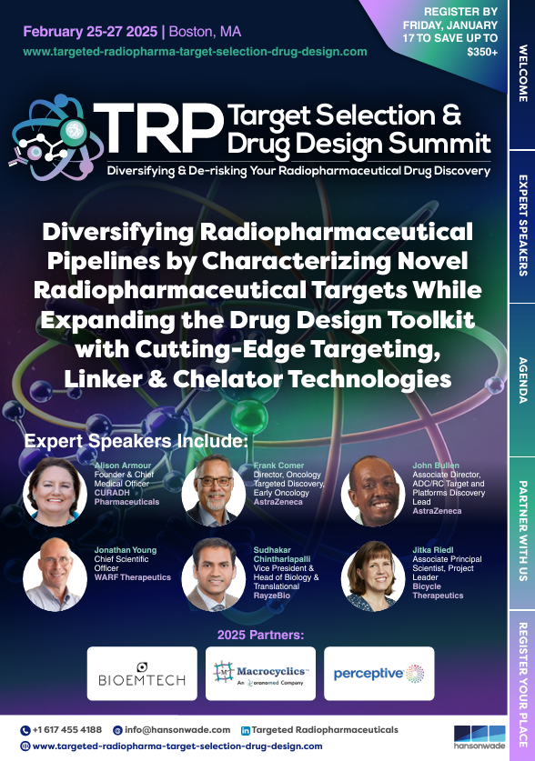 TRP radiopharmaceutical brochure image